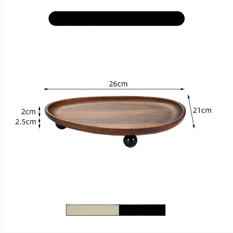 Puidust serveerimislaud teele ja maiustustele | kerge luksuse stiil | poleeritud pind | kaubamärk Xinxin | kood 0228