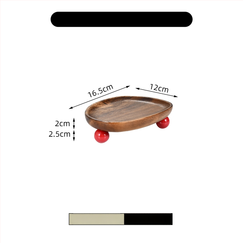 Puidust serveerimislaud teele ja maiustustele | kerge luksuse stiil | poleeritud pind | kaubamärk Xinxin | kood 0228