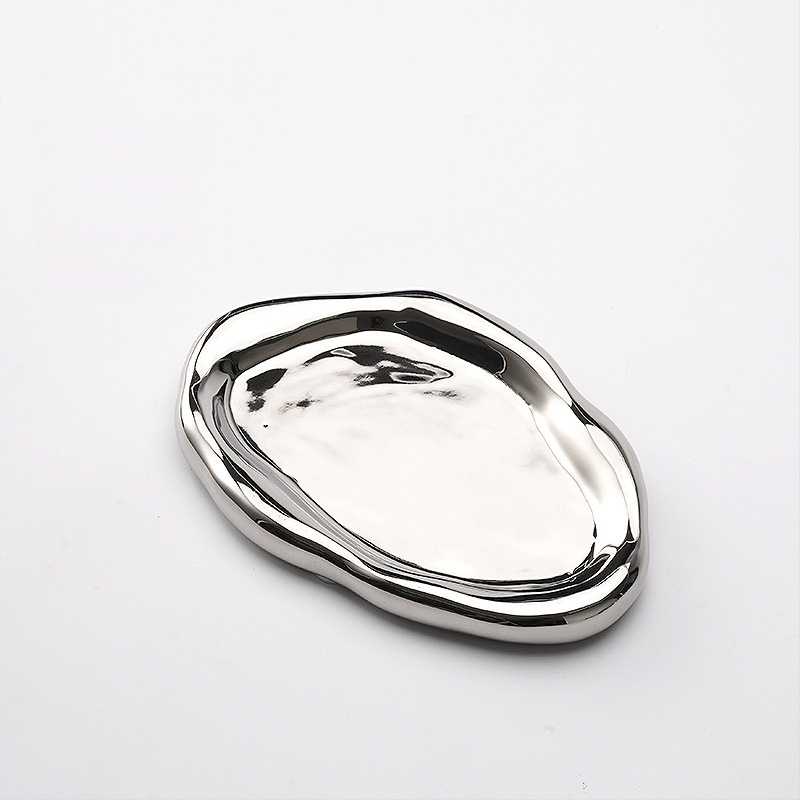 Keraamiline pilveplaat juveelide hoiuks ja aromaterapeutilise näituse jaoks, sisenemisvõtmete hoidja (Materjal: keraamika; Kohandamine: Jah; Pind: Elektroplaadimine, Glazuur)