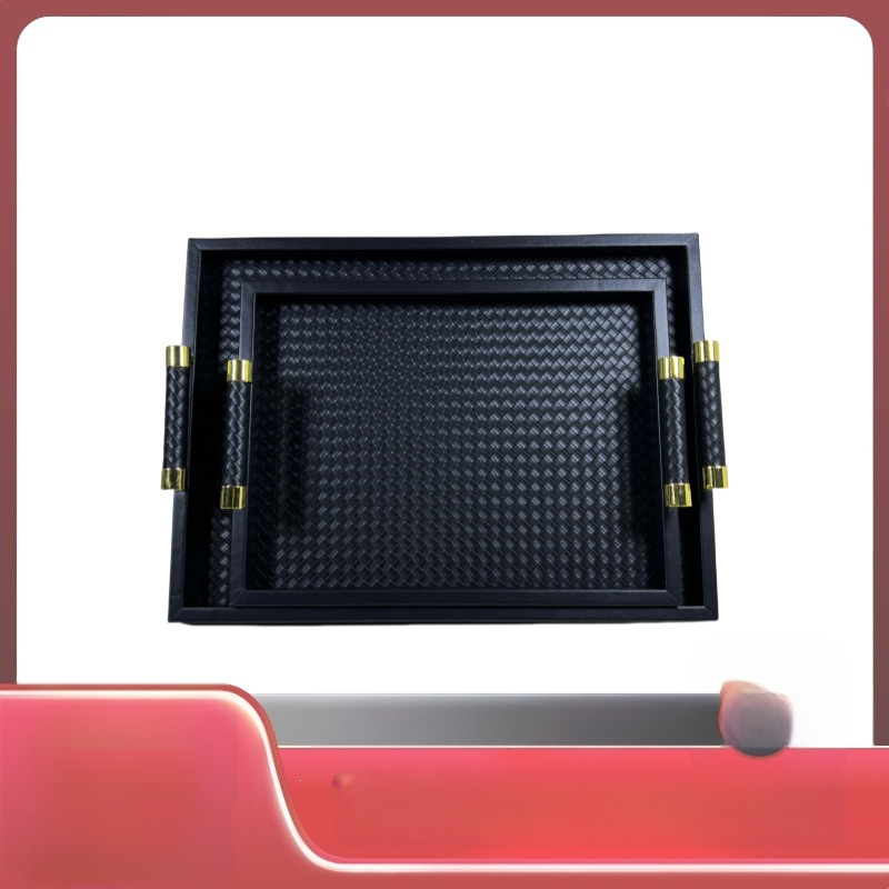 Nahast kandik, käsitöö, kaasaegse minimalismi stiil, sobib elutoa dekoratsiooniks ja söögilaua hoiustamiseks