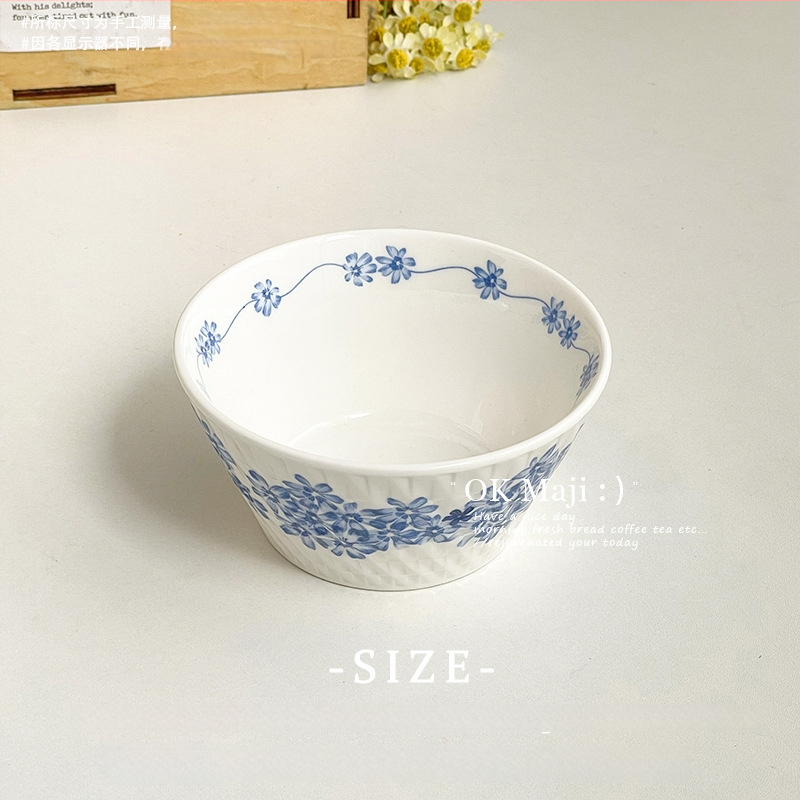 Keraamiline magustoidu taldrik, ümmargune, kaasaegse minimalistliku stiili, kõrge temperatuuriga dekale