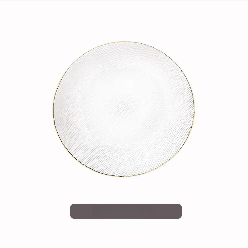 Puuviljade taldrik, jaapani stiil, ümmargune klaasist taldrik, käsitöö, joodivaba kristall