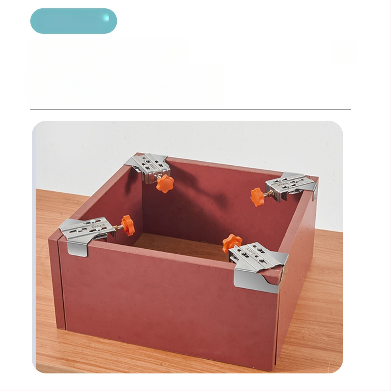 Držač za pravokotni kut u stolarstvu, nehrđajući čelik, Sekcija A/B, opća primjena