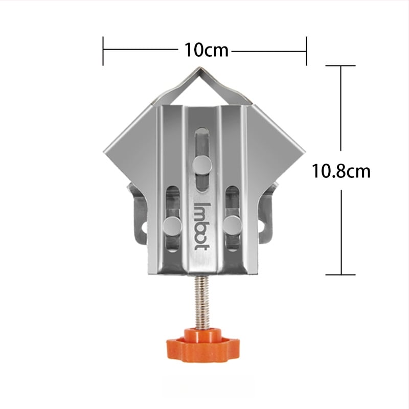 Držač za pravokotni kut u stolarstvu, nehrđajući čelik, Sekcija A/B, opća primjena