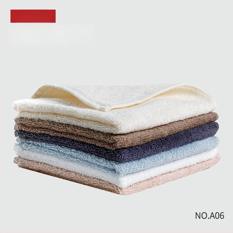 AM01 Japanski stil ručnik za tijelo i lice od 100% pamuka, jednofarbni, 34x85 cm, 120-140 g, češćeni pamuk s niskim uvijanjem