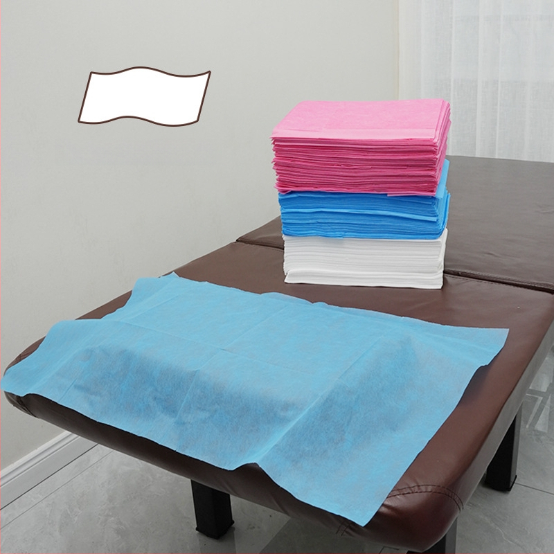 Vienreizējās lietošanas biezas ūdensizturīgas neaustas dvieļi manikīram un pedikīram, salona spilventiņi masāžai, 100 lapas iepakojumā