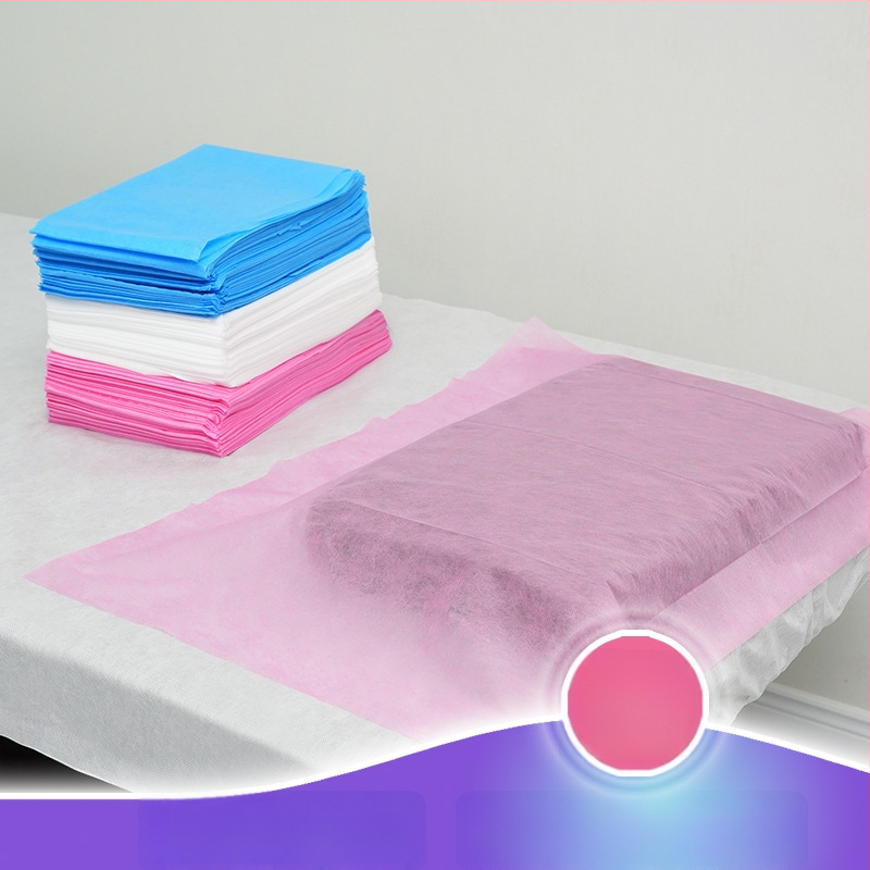 Vienreizējās lietošanas biezas ūdensizturīgas neaustas dvieļi manikīram un pedikīram, salona spilventiņi masāžai, 100 lapas iepakojumā