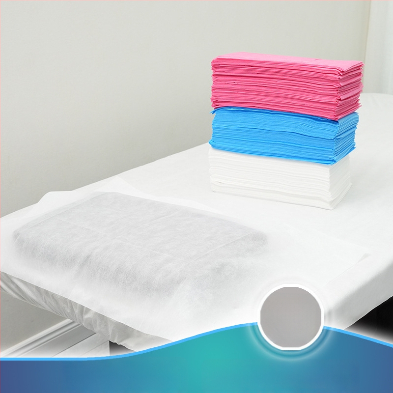 Vienreizējās lietošanas biezas ūdensizturīgas neaustas dvieļi manikīram un pedikīram, salona spilventiņi masāžai, 100 lapas iepakojumā