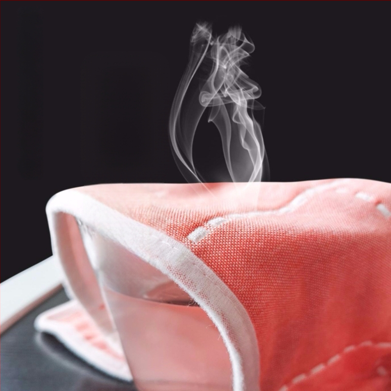 Pagalvės užvalkalas iš medvilnės audinio, ilgas dizainas, dvigubam naudojimui, be logotipo