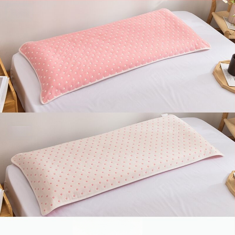 Pagalvės užvalkalas iš medvilnės audinio, ilgas dizainas, dvigubam naudojimui, be logotipo