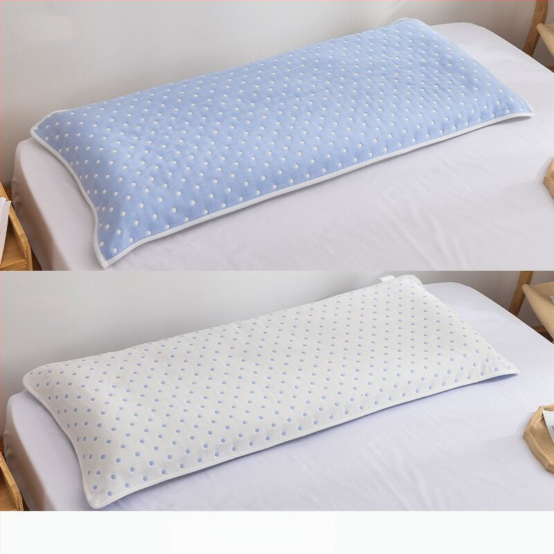 Pagalvės užvalkalas iš medvilnės audinio, ilgas dizainas, dvigubam naudojimui, be logotipo