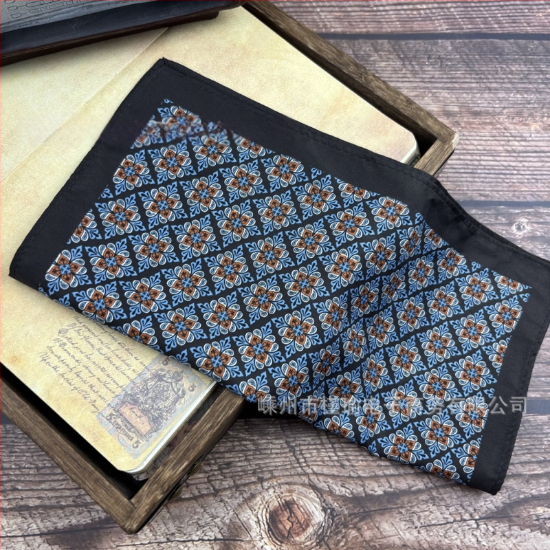 Džepni rupčić s Paisley uzorkom, vintage stil, poliester vlakna, otisak