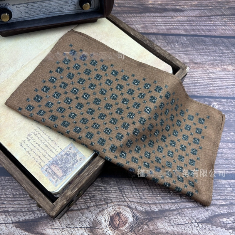 Džepni rupčić s Paisley uzorkom, vintage stil, poliester vlakna, otisak