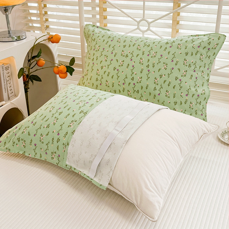 Set fețe de pernă (par) - 100% bumbac, pânză veche grosieră, țesătură plată, vopsire reactivă