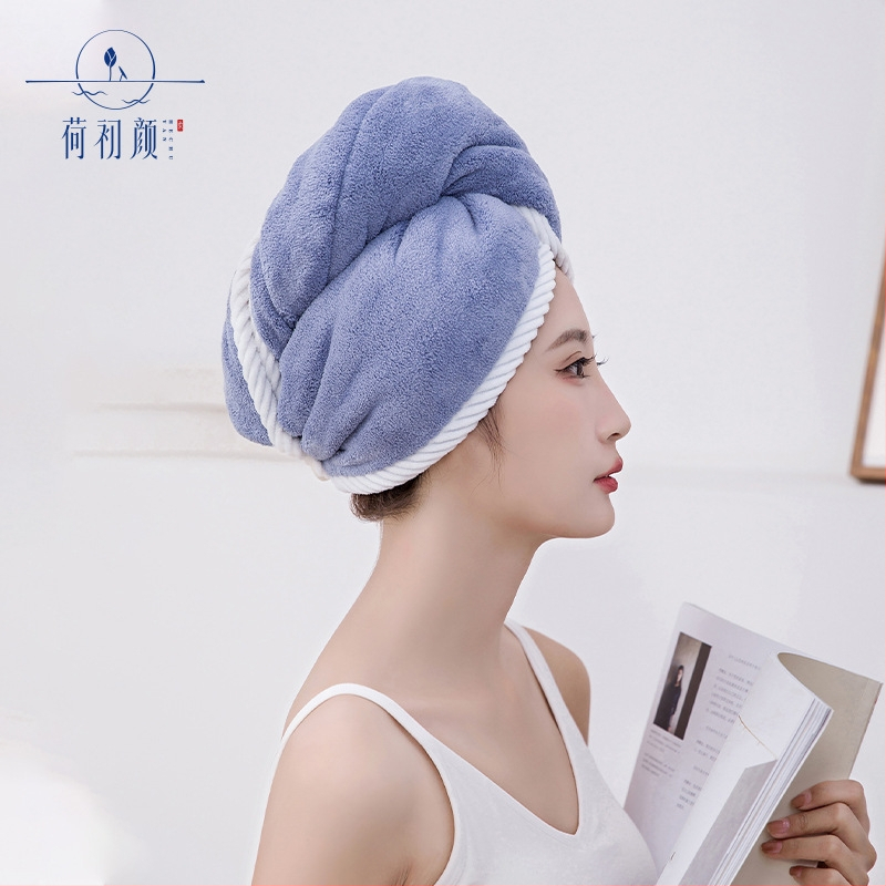 Șapcă pentru uscare păr din Coral Fleece, He Chuyan, 30–49 g, Firuri: 10