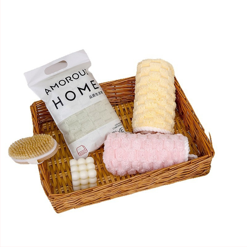 Bonetă de uscat păr Mufando, fleece coral, 200 g+, construcție spirală