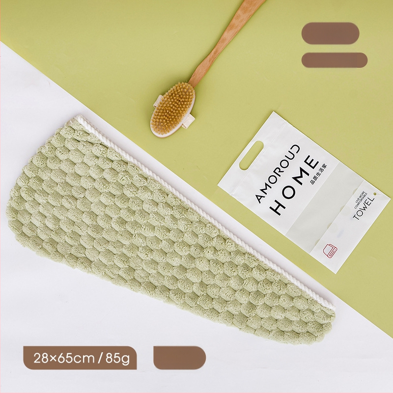 Bonetă de uscat păr Mufando, fleece coral, 200 g+, construcție spirală