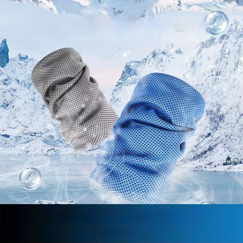 Spordirandmerätik - polüester, kiire kuivamine, higivõime imendumine, jahutav jäärätik, trükitud logoga