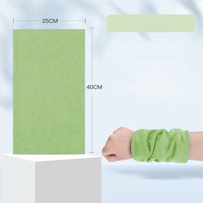 Spordirandmerätik - polüester, kiire kuivamine, higivõime imendumine, jahutav jäärätik, trükitud logoga