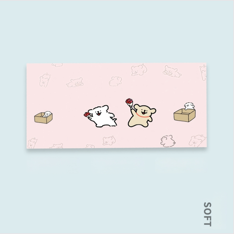 Prosop de microfibră pentru sport, imprimare cu un cățeluș în stil liniar, 200 g+ absorbant