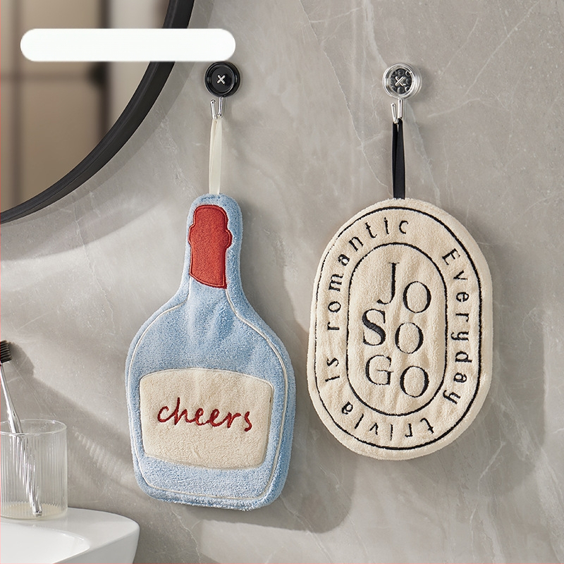 Rippuv käterätt kätele, kõrge imavus, paks coral fleece, tikand, 120D, 30–50 g