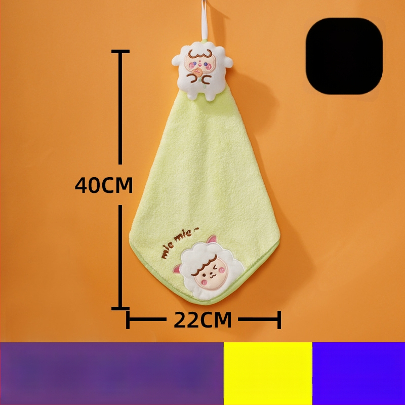 Pooky Bear laste korallfleece käterätik – riputatav, imav käsi-rätik, 30–50 g, kohandatav