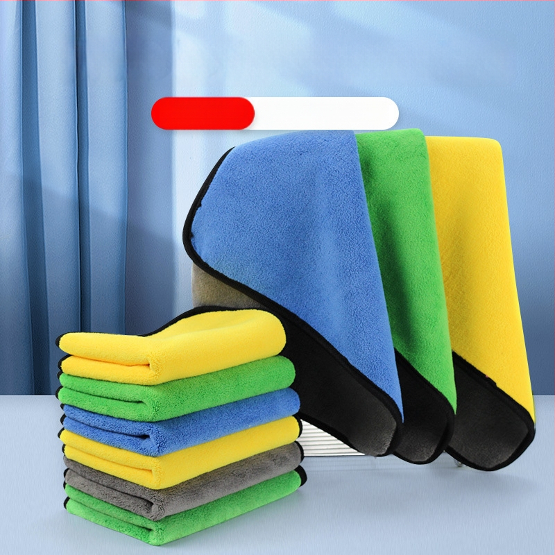 Korallfliisi auto puhastuslapp, paksendatud, 600 g/m², suur imavus, kiire kuivamine, mitmekülgne