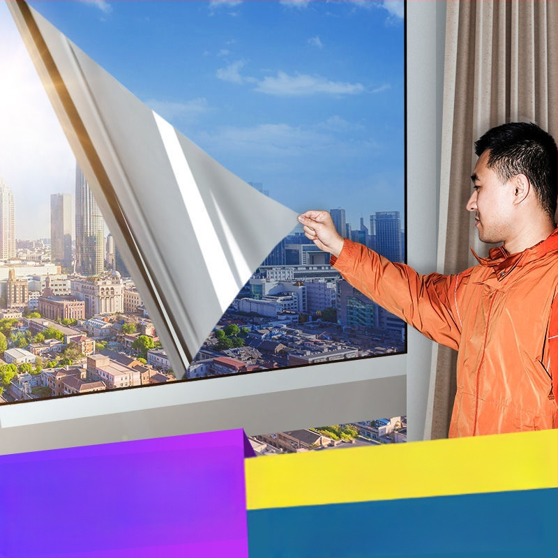 Vienpusēja privātuma logu plēve ar elektrostatisku pielīmēšanu – saules aizsardzība un siltumizolācija stiklam