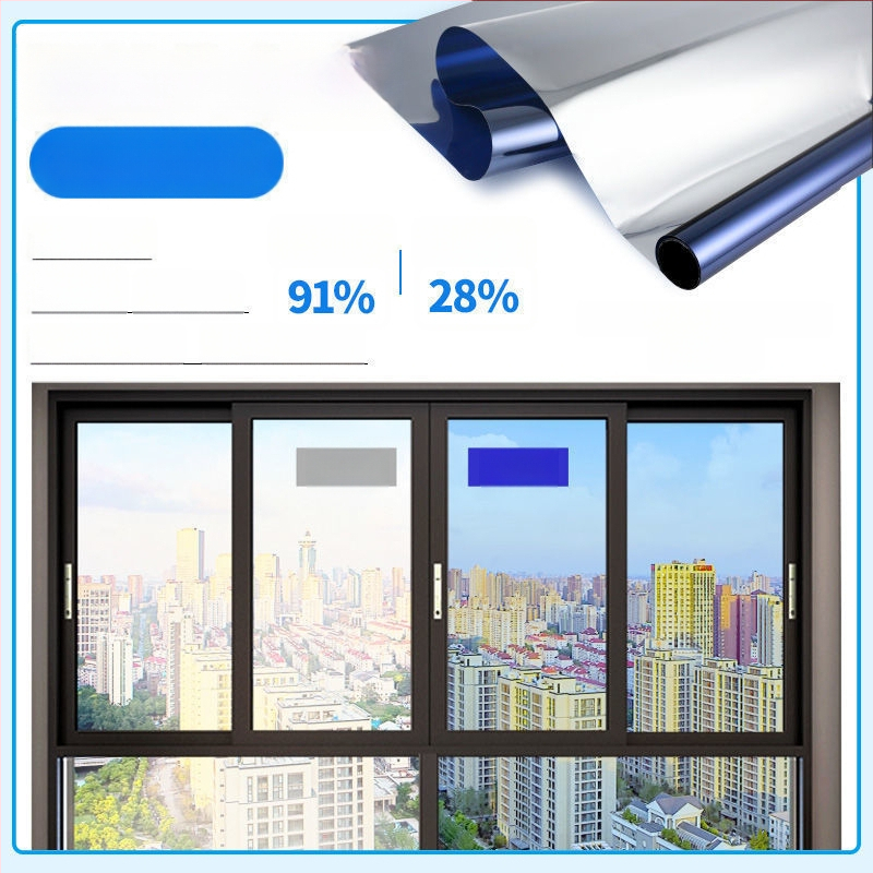 Vienpusēja privātuma logu plēve ar elektrostatisku pielīmēšanu – saules aizsardzība un siltumizolācija stiklam