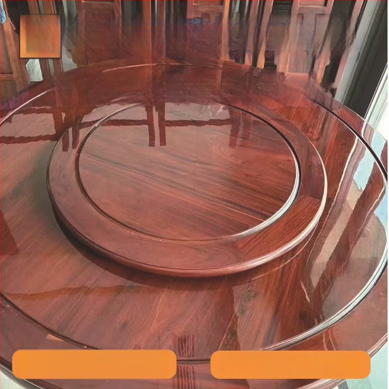 Apaļš PVC galda paliktnis, pašlīmējošs, ūdensizturīgs, eļļas izturīgs, pret apdegumiem