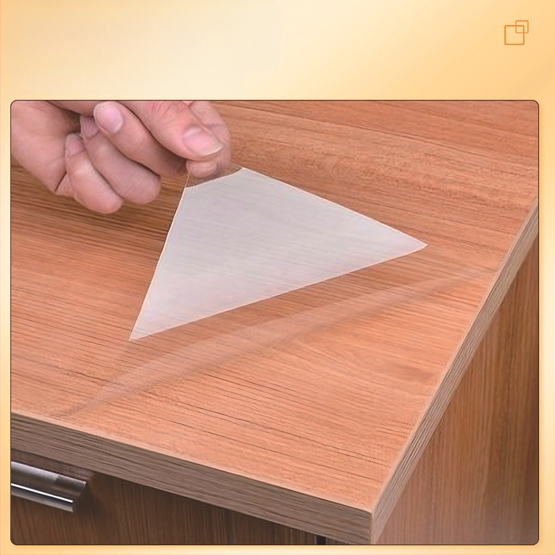 Apaļš PVC galda paliktnis, pašlīmējošs, ūdensizturīgs, eļļas izturīgs, pret apdegumiem