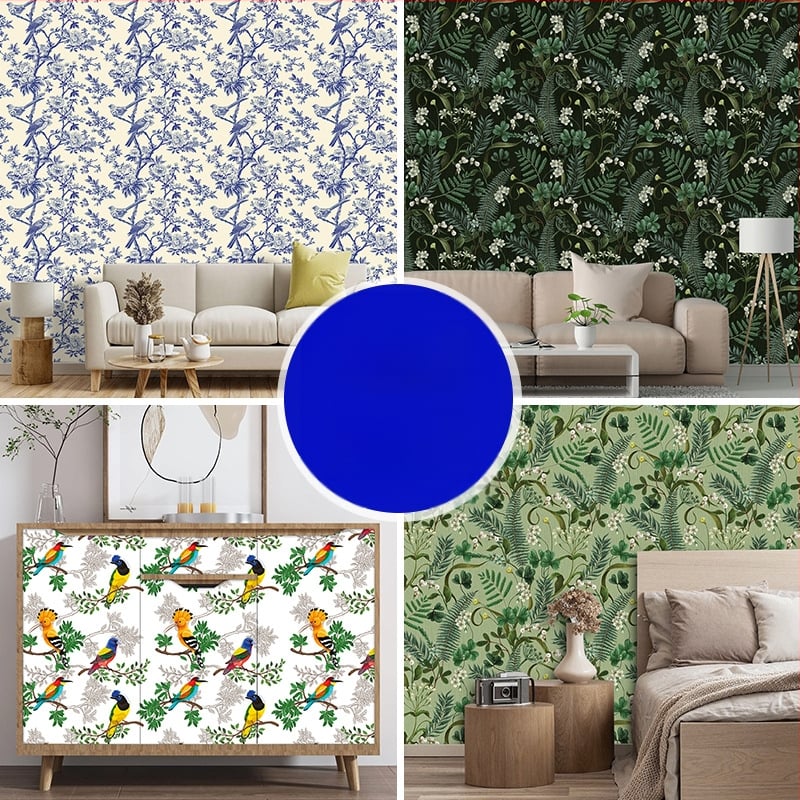 PVC seina kleebis taimekirjaga; enesekleepuv; veekindel; õli- ja mustuskindel; sobib elutuppa, magamistuppa, tööruumi, kööki ja vannituppa.