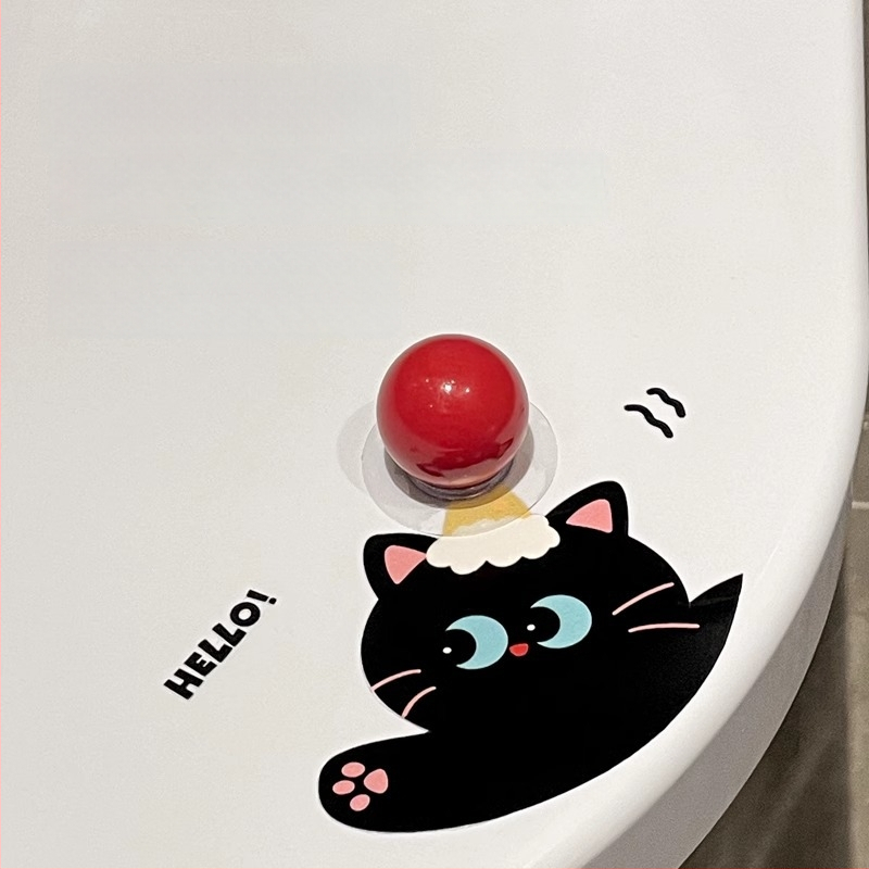 Tualetes vāciņa pacēlājs, PVC, pašlīmējošs, mūsdienīgs vienkāršs dizains (vannas istaba, Zootopia sērija)