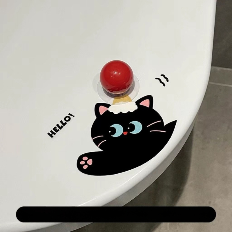 Tualetes vāciņa pacēlājs, PVC, pašlīmējošs, mūsdienīgs vienkāršs dizains (vannas istaba, Zootopia sērija)