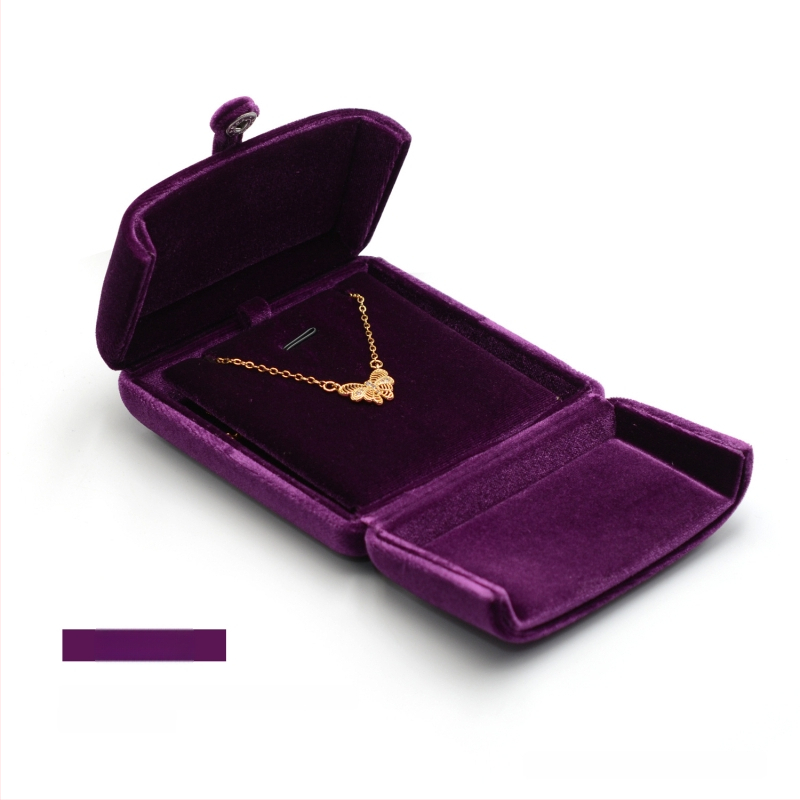 Flanelinė papuošalų dėžutė su dvigubu atidarymu, skirta žiedams, auskarams, kaklo grandinėms ir apyrankėms