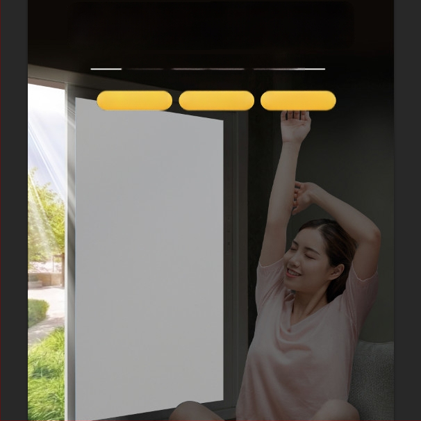 Logu privātuma folija – PVC, pašlīmējoša, privātums, gaismas bloķēšana, siltuma izolācija