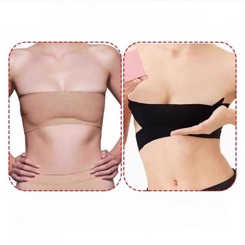 Silikona krūšu pacēlāja plāksteri – ultra plāni, neredzami, elpojoši, ar ziedu formas spraudziem, formējoša lente