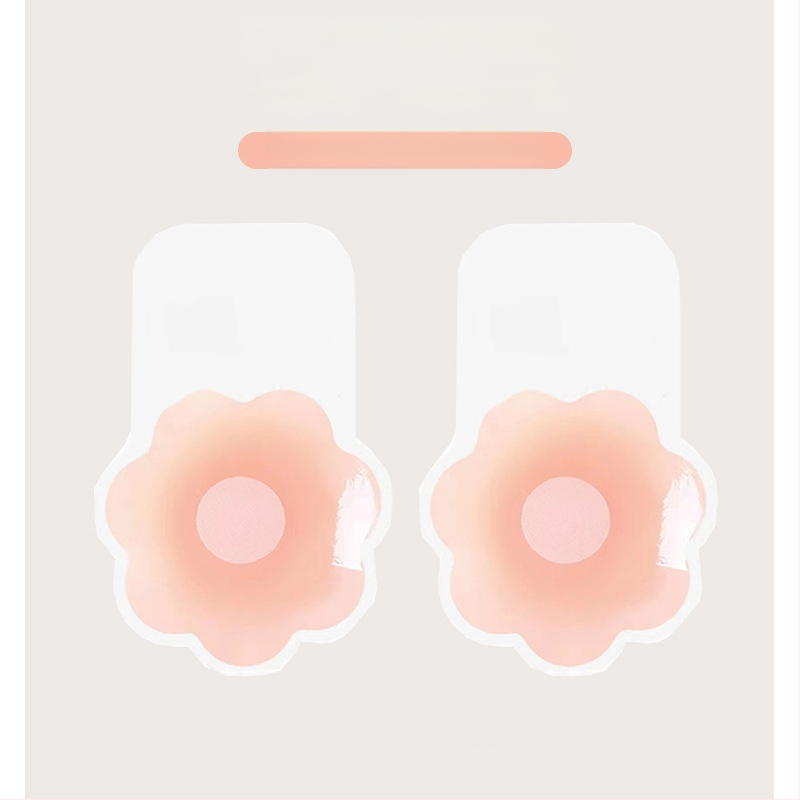 Silikona krūšu pacēlāja plāksteri – ultra plāni, neredzami, elpojoši, ar ziedu formas spraudziem, formējoša lente