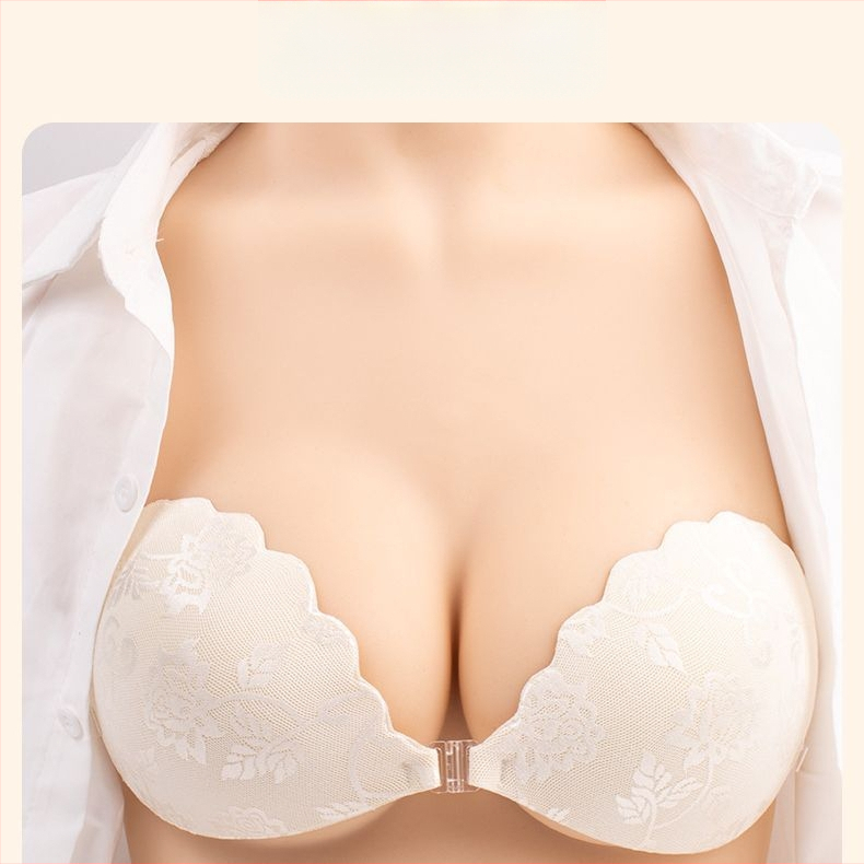 Shell Lace Chest Sticker – elpojošs, neredzams, bez pēdām, savelk, plāna mežģīne