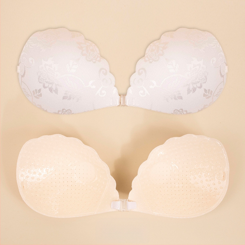 Shell Lace Chest Sticker – elpojošs, neredzams, bez pēdām, savelk, plāna mežģīne