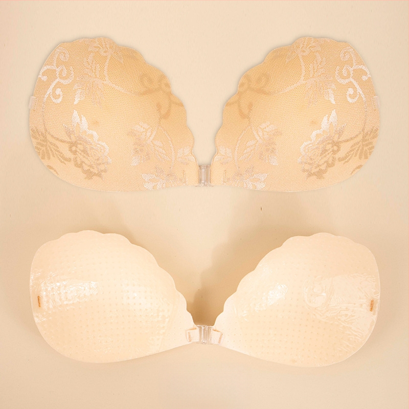 Shell Lace Chest Sticker – elpojošs, neredzams, bez pēdām, savelk, plāna mežģīne