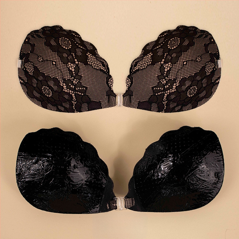 Shell Lace Chest Sticker – elpojošs, neredzams, bez pēdām, savelk, plāna mežģīne