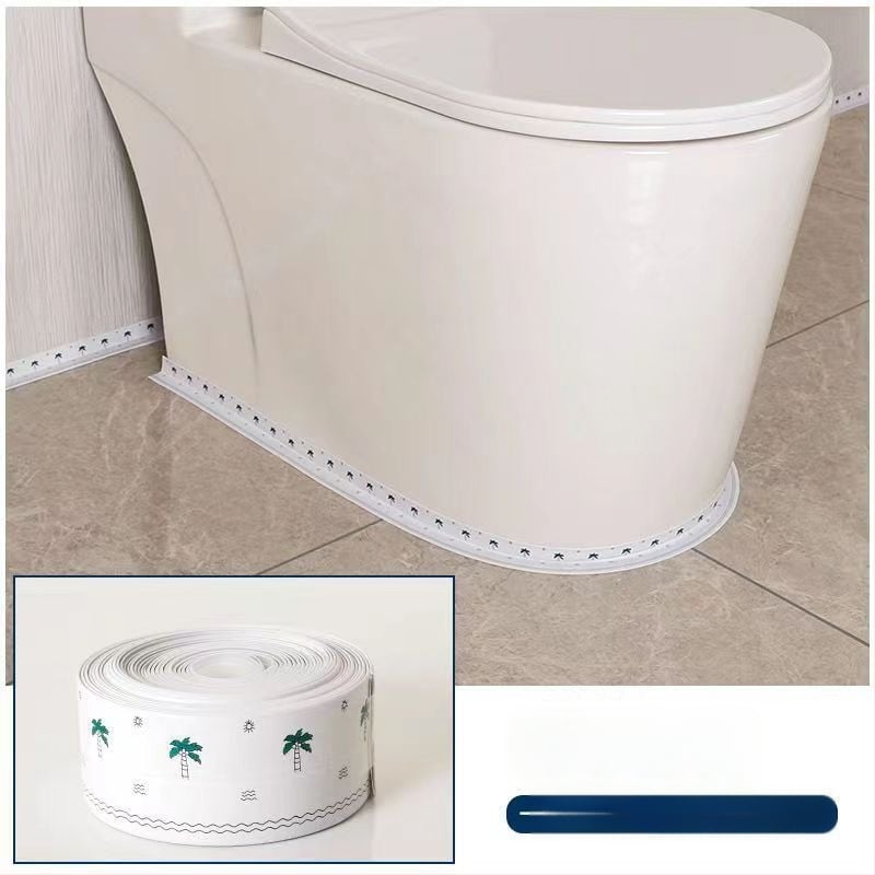 PVC самозалепващ водоустойчив кант за фуги в кухнята и банята – модерен минималистичен стил, за пропуски около газова плита, мивка и тоалетна