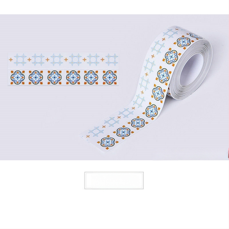 PVC самозалепващ водоустойчив кант за фуги в кухнята и банята – модерен минималистичен стил, за пропуски около газова плита, мивка и тоалетна