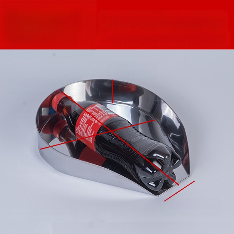 Roostevabast terasest traditsioonilise hiina meditsiini anum, ovaalne kujuga, apteekidele ja kliinikutele