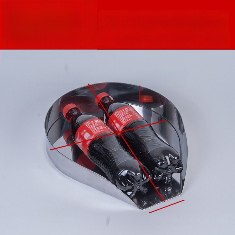 Roostevabast terasest traditsioonilise hiina meditsiini anum, ovaalne kujuga, apteekidele ja kliinikutele