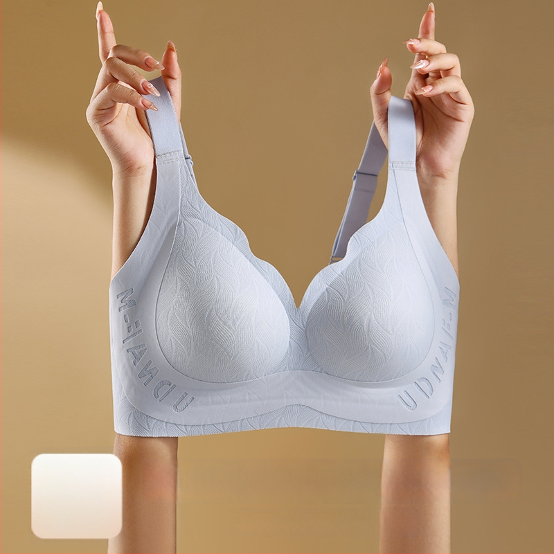 Bezšuvju plus izmēra krūšturis, Push-Up, 3/4 kausi, lielāku krūšu minimizētājs