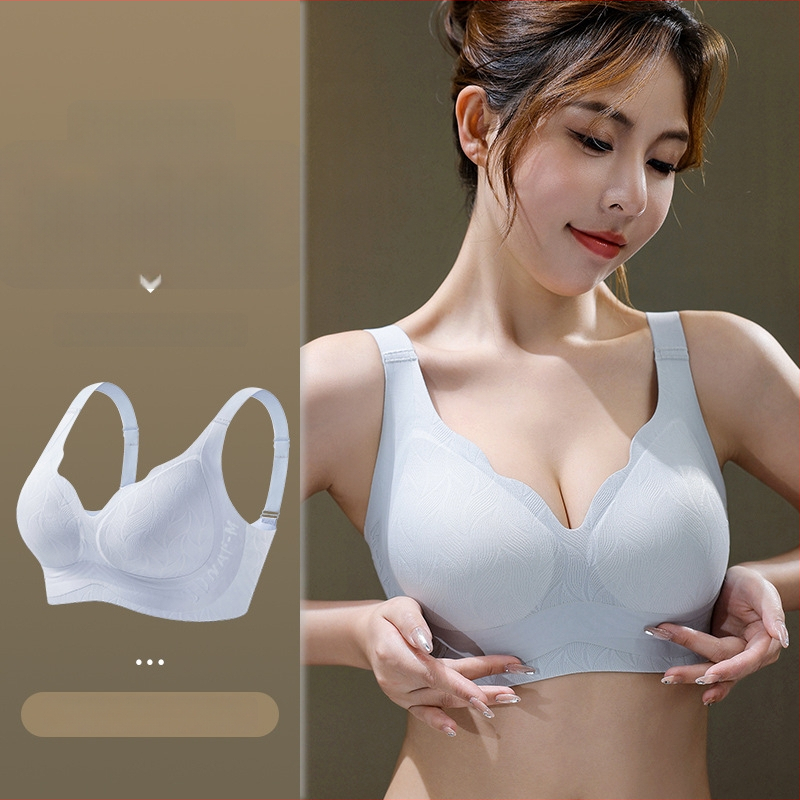 Bezšuvju plus izmēra krūšturis, Push-Up, 3/4 kausi, lielāku krūšu minimizētājs