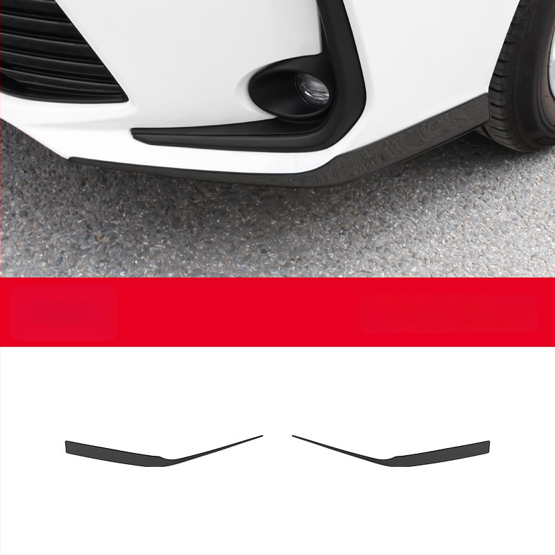 Toyota Corolla 2019–2024 jaoks: esikaitseraiba, nurga kaitse, udutuled dekoratiivne joon; ei ühildu sportversiooniga.