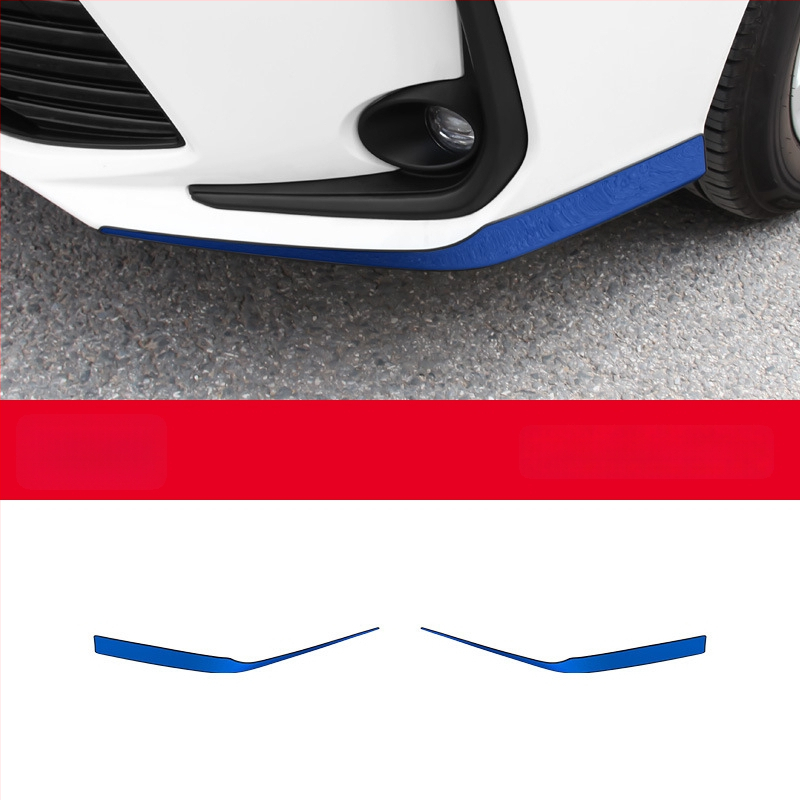 Toyota Corolla 2019–2024 jaoks: esikaitseraiba, nurga kaitse, udutuled dekoratiivne joon; ei ühildu sportversiooniga.